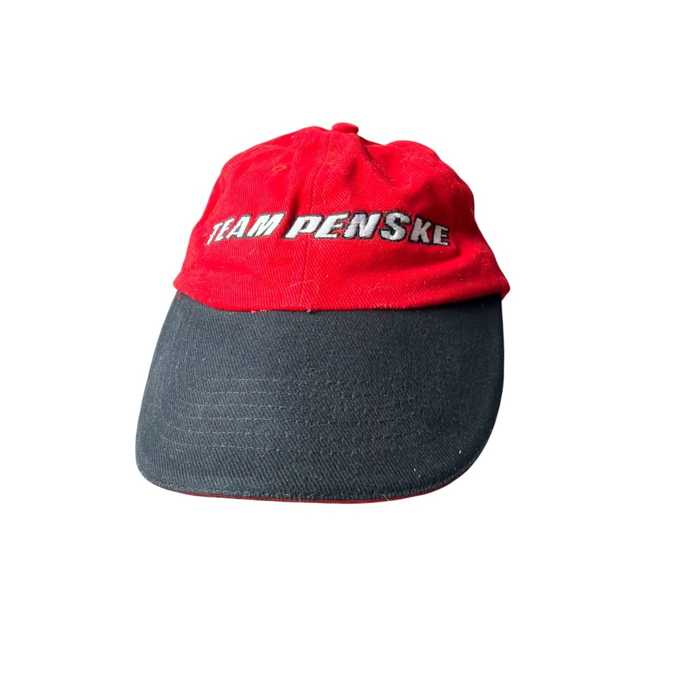 Team Penske‎ Racing Hat Red Black Embroidered Signature #3 #6 Baseball Cap OSFM